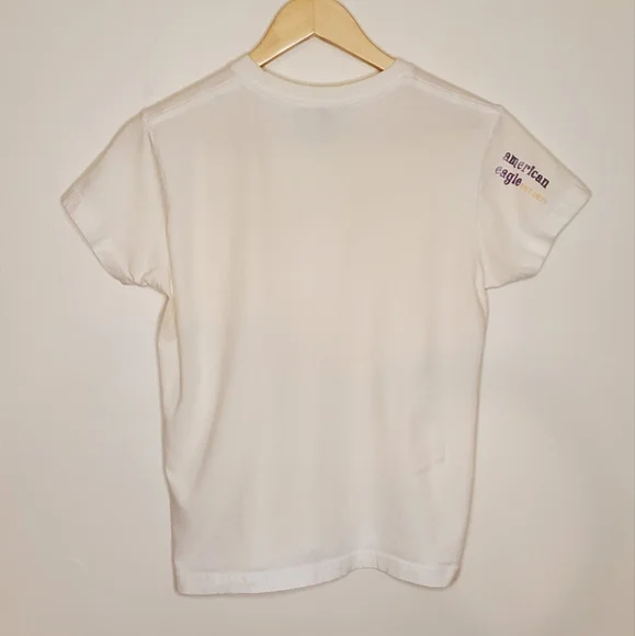 Purple and Yellow Tiki Graphic AE T-Shirt - Picture 5 of 7